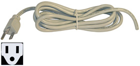 Power Cord, 6ft. NEMA 5